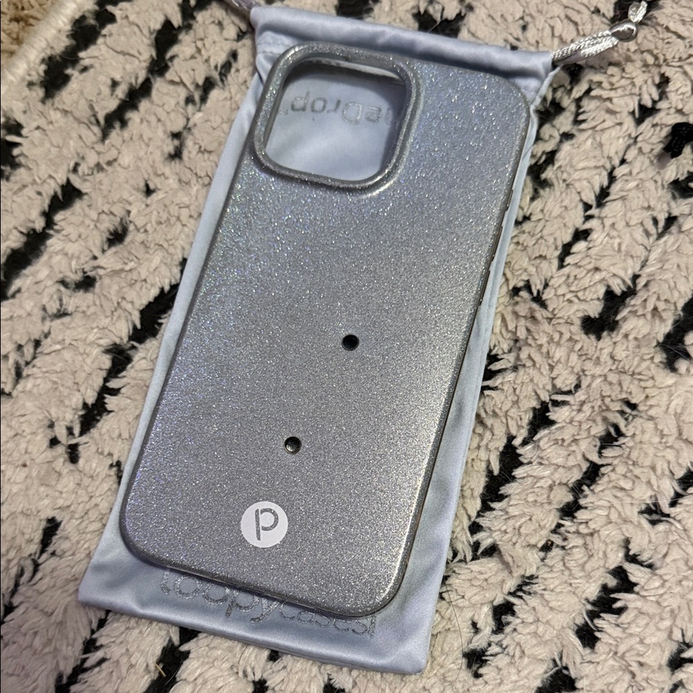 Loopy Silver iPhone 16 Pro Max Phone Case